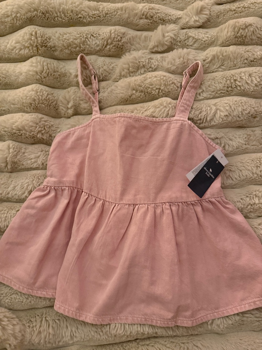 Abercrombie Pink Denim Top